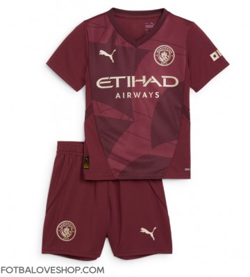 Manchester City Dětské Alternativní Dres 2024-25 Krátký Rukáv (+ trenýrky)